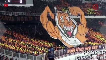Koreografi Istimewa Macan Oranye Raksasa di Pertandingan Persija Vs Johor Darul Takzim