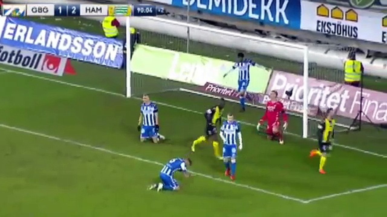 Goeteborg 1:2 Hammarby  (Sweden. Allsvenskan. 10 April 2018)