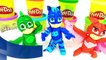 PJ MASKS | Make Catboy, Gekko and Owlette with PLAY DOH Easy! Les Pyjamasques