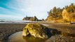 4k Nature Relaxation Video for Stress Relief - Ruby Beach, Nature sounds - (1 hours) - part 1