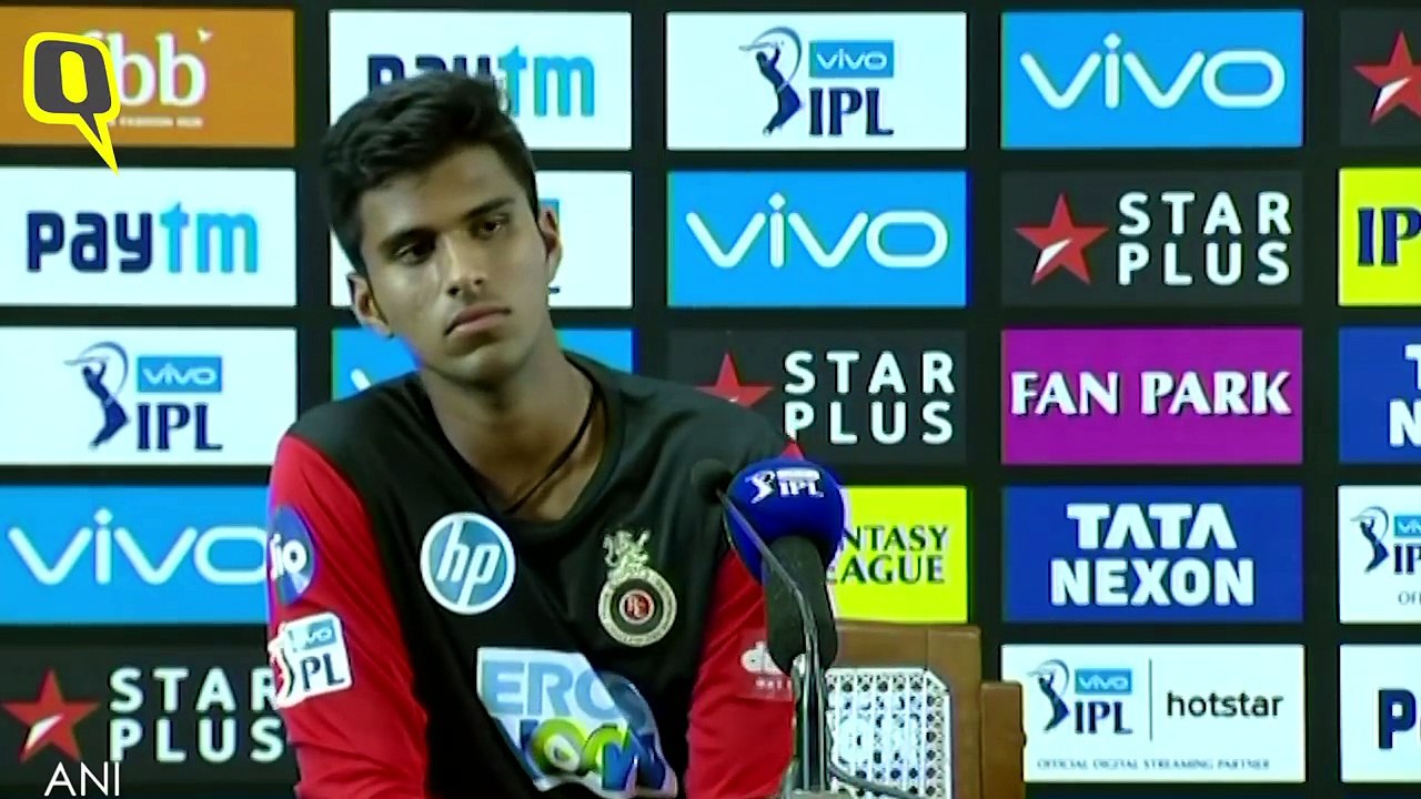 Washington Sundar on Royal Challengers Bangalore's First Win in IPL 2018