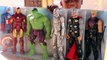 Unboxing MARVEL AVENGERS Toys Collection - Action Figures SPIDERMAN Captain America HULK Iron Man