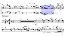 F.Schubert - Arpeggione Sonata D821- Allegro moderato - Cello and Piano - Piano accompaniment