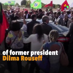 Police vs. Lula Supporters In Brazil