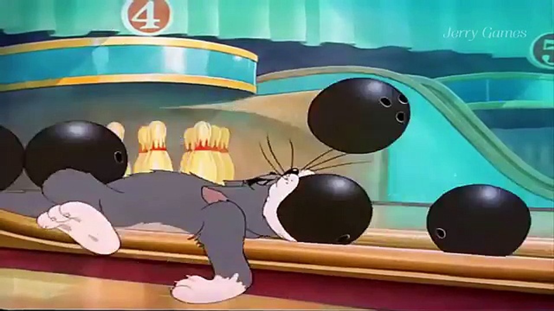 Tom and Jerry Full Episodes The Bowling Alley Cat (1942) Part 2/2 - (Jerry Games)