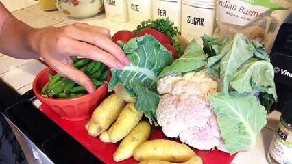 High Raw Vegan Aloo Gobi [No Oil, Salt, Garlic or Onion]