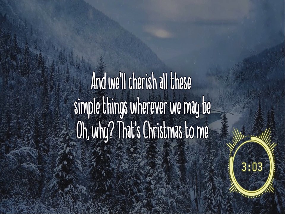 That's Christmas To Me lyrics HD - By Nathan Carter