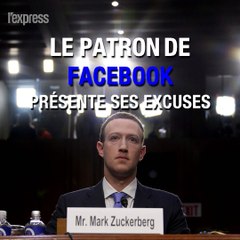 Mark Zuckerberg s'excuse