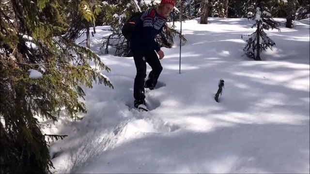 Vous allez halluciner quand vous verrez ce que cet homme a vu dans la neige