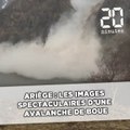 Ariège: Les images spectaculaires d'une gigantesque avalanche de boue dans les Pyrénées