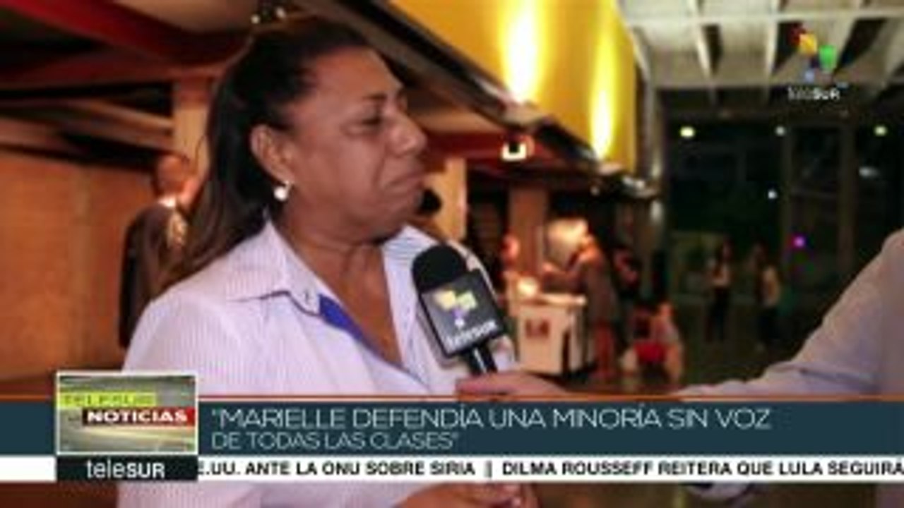Madre de Marielle Franco: Ella defendía a una minoría sin voz