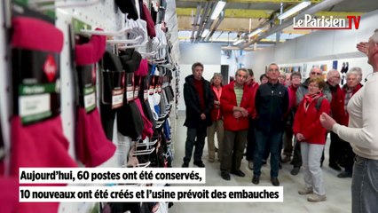 Moliens : l'usine de chaussettes Kindy se dévoile au public
