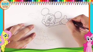 How to draw Mickey Mouse Disney Channel | Drawing Lessons for Kids