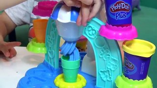 Play-Doh Massinha de Modelar Fazendo Sorvete com Paulinho e Toquinho - Infantil Em Portugues
