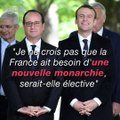 François Hollande raconte son quinquennat
