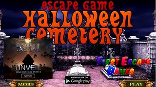 Escape Game Halloween Cemetery walkthrough FEG.