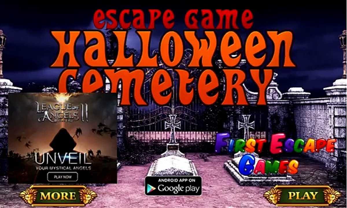 Escape Game Halloween Cemetery walkthrough FEG.