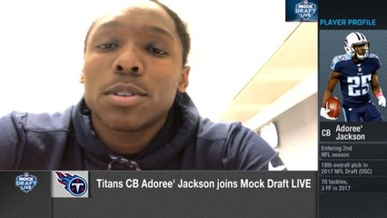 Adoree' advocates for Darnold at No. 1: He's the kind of guy you want on your team