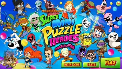 Nickelodeon Super Mini Puzzle Heroes Game | Venus Kawaii Games