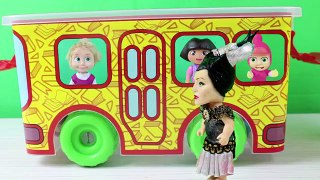 Maşa Dora Otobüs ile Piknik Yapmaya Gidiyor Cadı Otobüsü Nereye Götürüyor? Maşa Çizgi Film