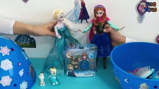 Frozen Giant Surprise Egg ft. Elsa and Anna Dolls + Toys + Frozen Eggs