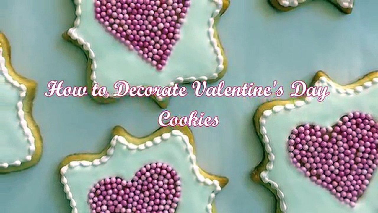 How To Decorate Valentines Day Cookies
