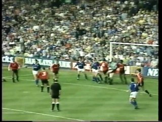 Everton - Manchester United 24-08-1991 Division One