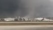Tornado Seen from Window Seat at Fort Lauderdale Airport