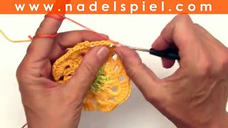 How to Crochet * Granny Square Somalia * African Flower * Paperweight