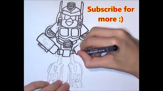 How To Draw Optimus Prime Bird from Angry Birds Transformers ✎ YouCanDrawIt ツ 1080p HD