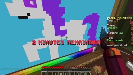 Pixel Painters / Unicorn / My Little Pony Rarity / Cybernova / Minecraft