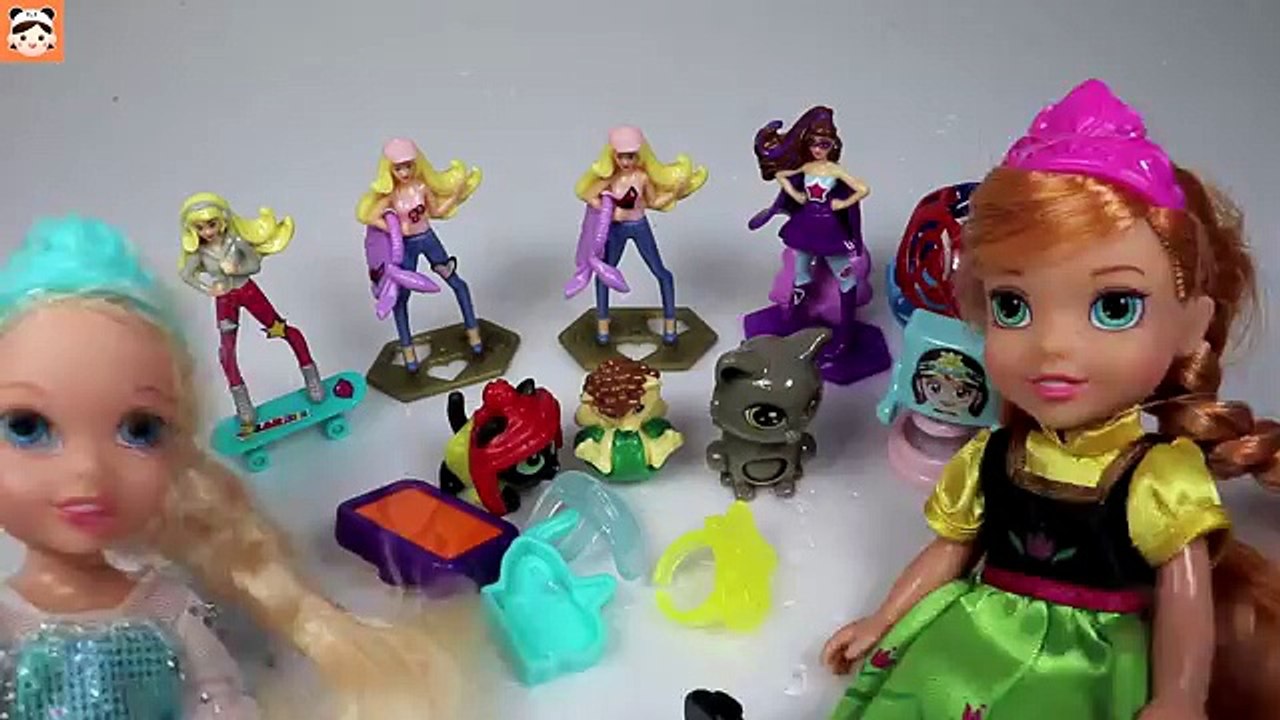 뽀로로 킨더조이 서프라이즈 에그 알까기 장난감 놀이 ! 초콜릿 인형놀이 어린이 만화 디즈니 공주 동화 Kinder Surprise Egg | 보라미TV Borami