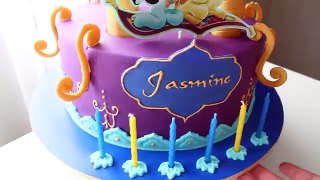 Aladdin and Jasmine Cake Tutorial