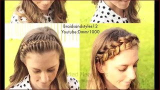 How to : 4 DIY Braided Headbands | Braidsandstyles12