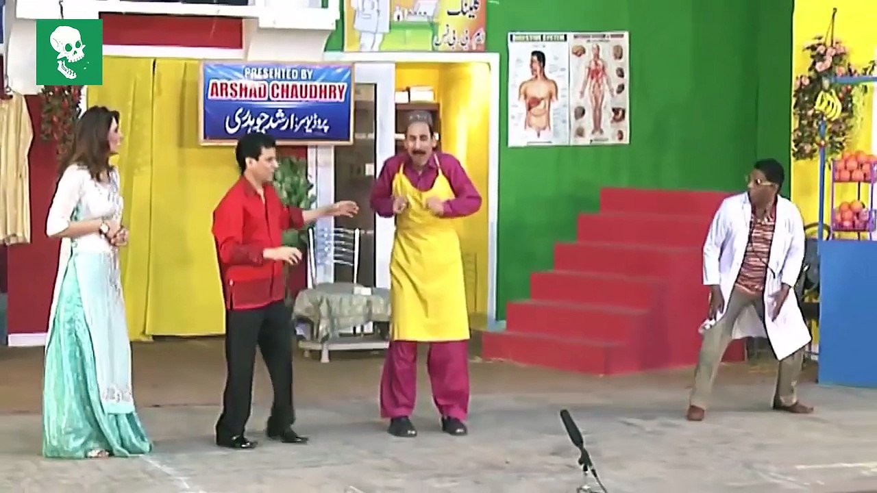 IFTKHAR THAKUR TARIQ TEDI 2 CHITIAN CHOHIAN - COMEDY STAGE DRAMA CLIP - LATEST DRAMA CLIP