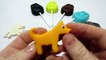 Учим цвета на английском языке с чупа чупсами зайчиками из пластилина Play-Doh.