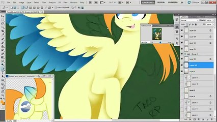 MLP Speedpaint - Rainbow Power Logan Aeir