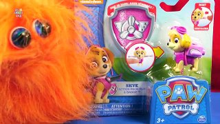 Paw Patrol Skye Action Pack Pup and Badge Kids Toy Review [Nick jr] [Spin Master]