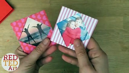 Easy Paper Photo Frame - NO GLUE - Inexpensive Room Decor DIY - Card DIY