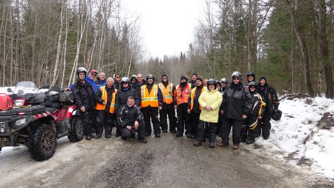 RIDE ST-JEAN DE MATHA A CHARETTE EN MAURICIE 27 MARS 2018