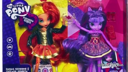 Скачать видео: Equestria Girls TWILIGHT SPARKLE My Little Pony Doll Unboxing & Review! by Bins Toy Bin