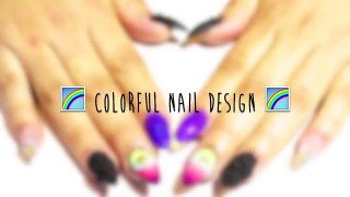 HOW TO: Colorful Nail Design