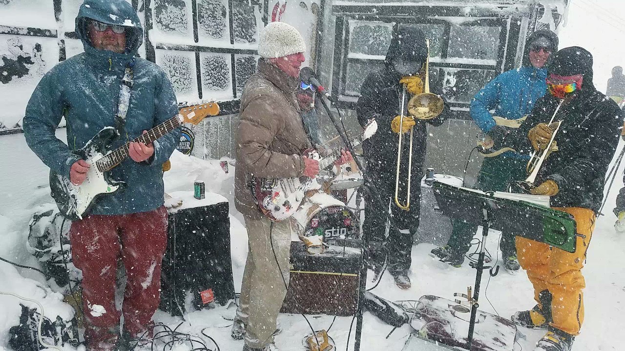 Tram Jam Performance on Ski Hill
