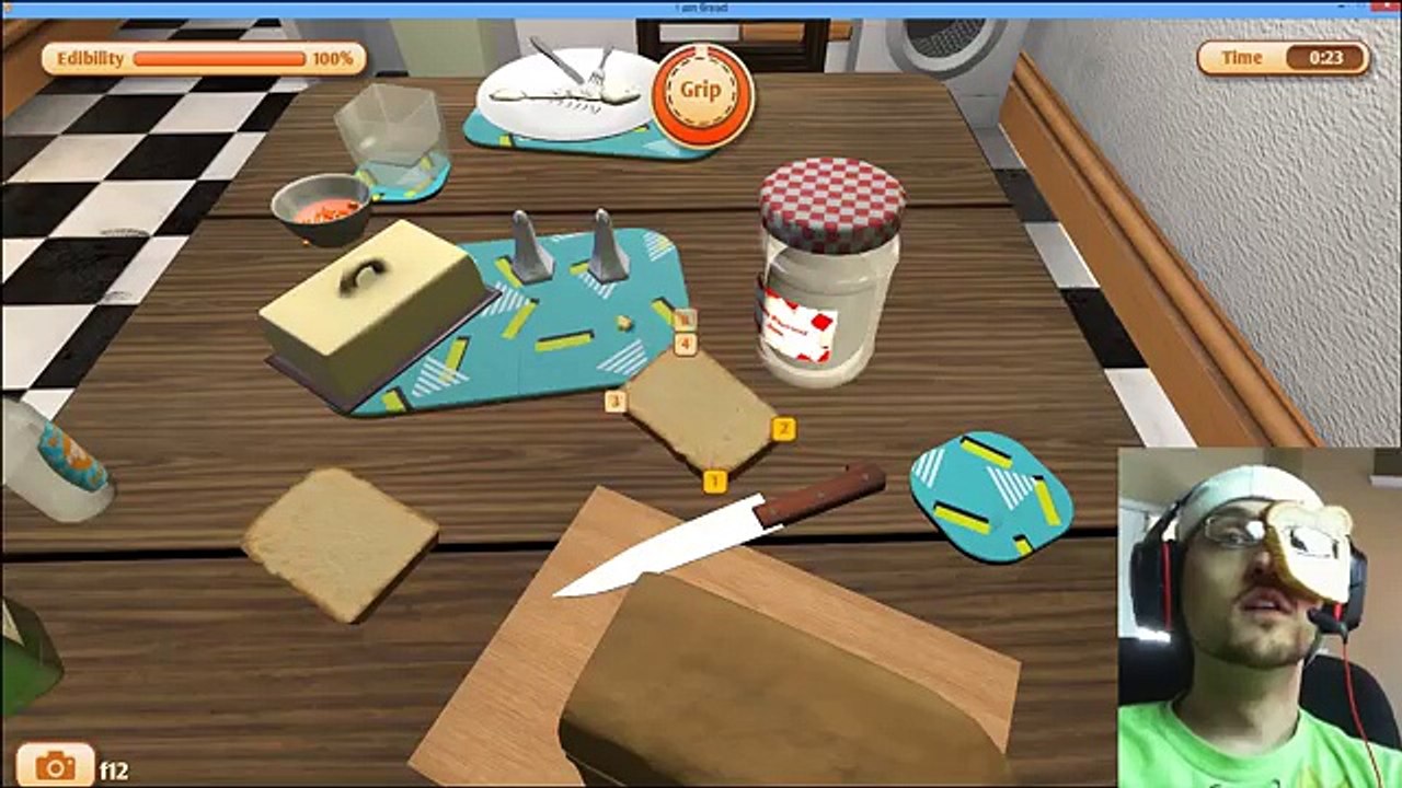 I Am Bread! ! FGTEEV Duddy must BECOME TOAST! (Lets Play Part 1: Grippin in the Kitchen Gameplay)