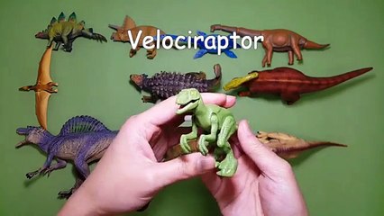 Learning Dinosaur names and sounds for kids with TAKARA TOMY ANIA Animal | part 6 | アニア 恐竜