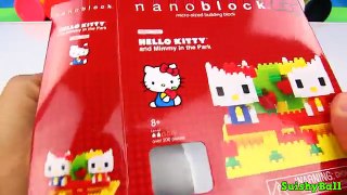 Hello Kitty Lego Nanoblocks Hello Kitty and Mimmy in the Park Set