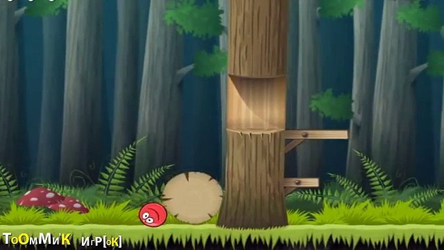 КРАСНЫЙ ШАР против ЧЁРНОГО КВАДРАТА [6] Серия. Игра как Мультик для детей малышей - игра RED BALL