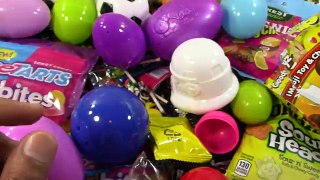 LEARN COLORS with SURPRISE EGGS & A lot of Candy & New Toys
