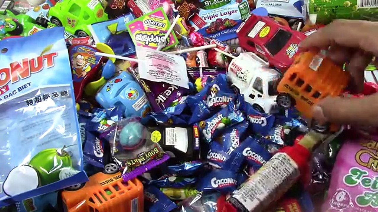 A lot of New Candy Driving in My Car Nursery Rhyme Looking for Candies