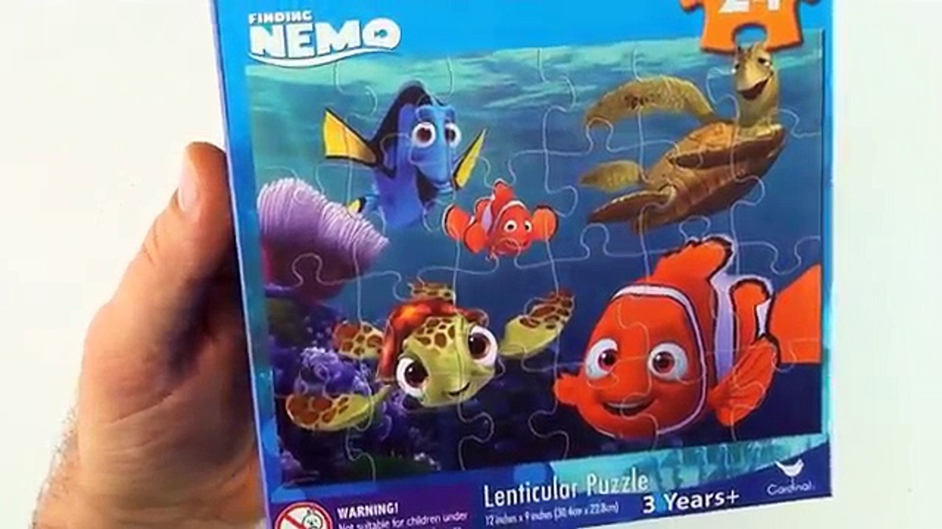 Finding Nemo 3D Jigsaw Puzzle, Nemo, Squirt, Marlin, Crush and Dory  Lenticular Puzzle - 動画 Dailymotion